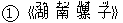 1《湖(フゥ) 南(ナン) ?(ルオ) 子(ヅ)》